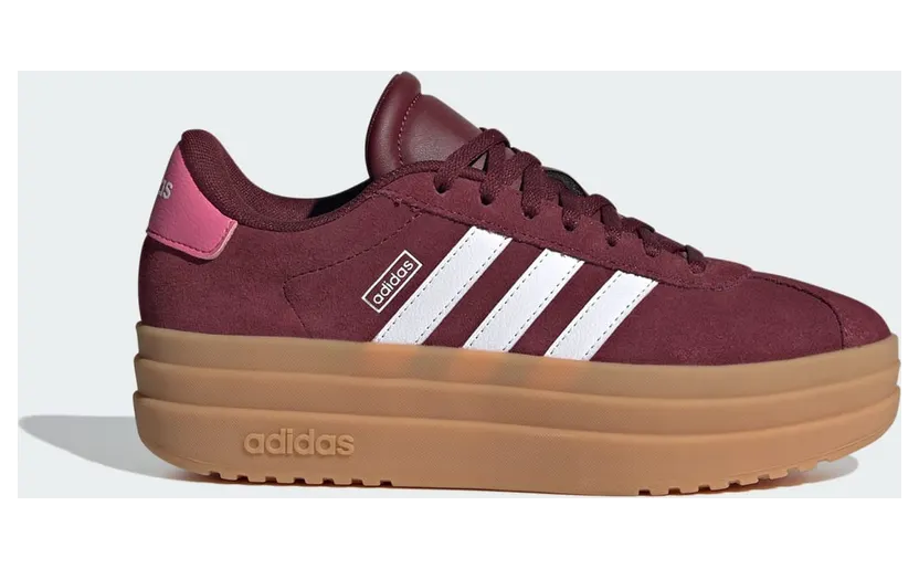adidas VL Court Bold Lifestyle Shoes Kids Shadow Red / Cloud White / Pink Fusion (IH4780)