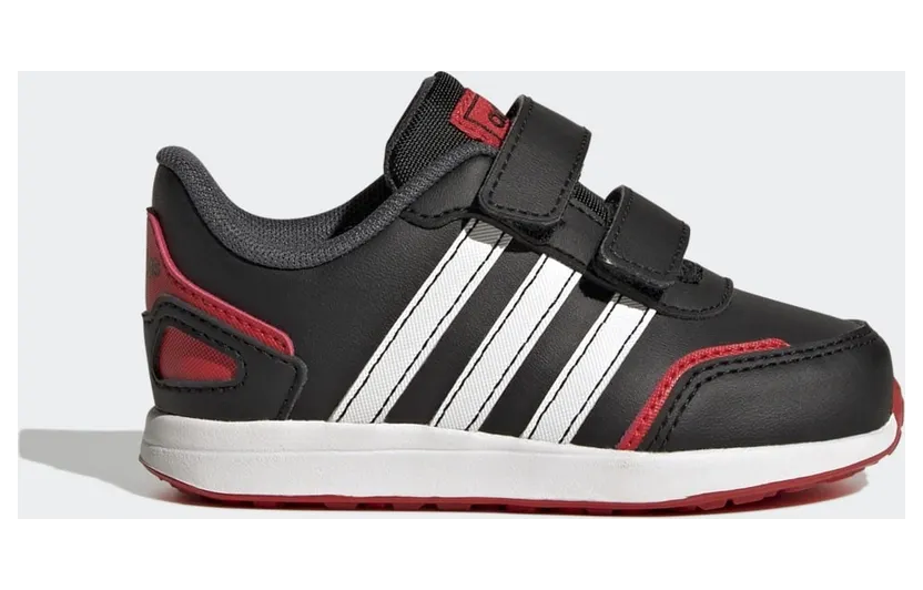 adidas VS Switch 3 Lifestyle Running Hook and Loop Strap Schuh Core Black / Cloud White / Vivid Red (GW6607)