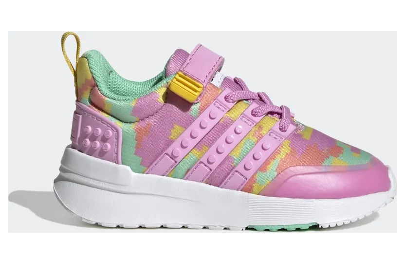adidas x LEGO Racer TR21 Elastic Lace and Top Strap Schuh Bliss Orchid / Bliss Orchid / Eqt Yellow (HQ1322)