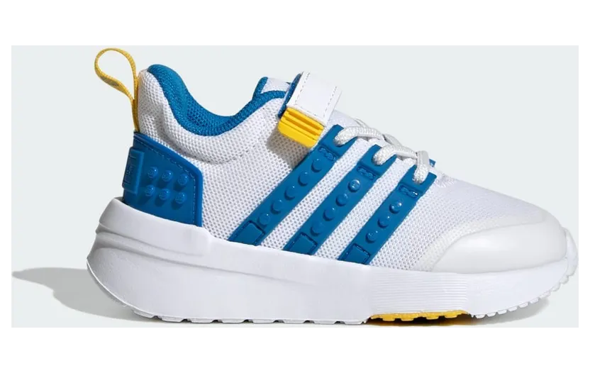 adidas x LEGO® Racer TR21 Elastic Lace and Top Strap Schuh Cloud White / Shock Blue / Eqt Yellow (IF2891)