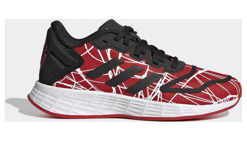 adidas x Marvel Duramo 10 Miles Morales Lace Schuh Vivid Red / Core Black / Cloud White (GY6627)