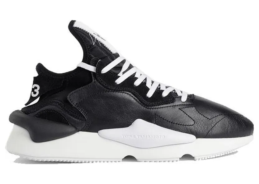 adidas Y-3 Kaiwa Black White Black Heel (F97415)