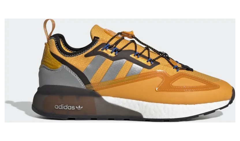 adidas ZX 2K Boost Schuh Semi Solar Gold / Silver Metallic / Core Black (GY1207)