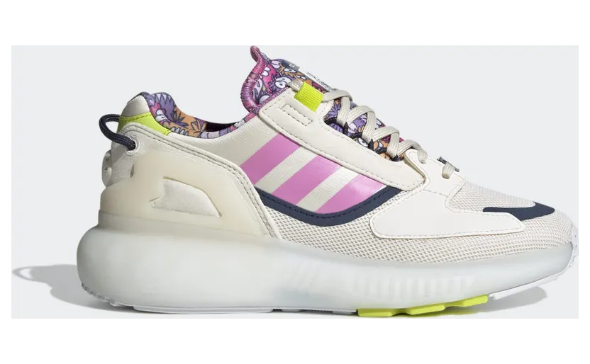 adidas ZX 5K BOOST Schuh Chalk White / Semi Solar Yellow / Cloud White (GY0785)