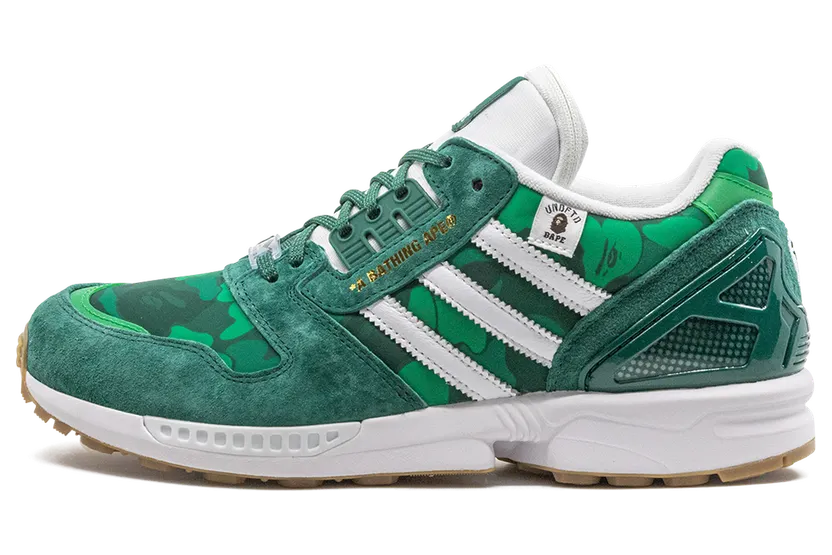 adidas ZX 8000 Bape Undefeated Green (FY8851)
