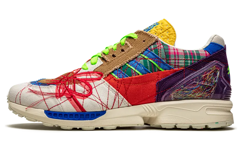 adidas ZX 8000 SuperEarth Schuh Off White / Blue Bird / Red (GZ3088)