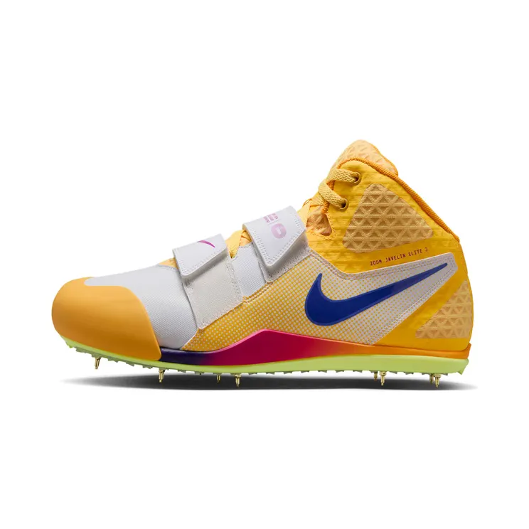 Nike Zoom Javelin Elite 3 “Citron Pulse / White / Laser Orange / Indigo Burst” (FZ9626-800)