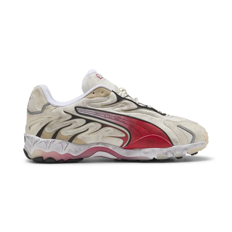Puma Inhale Distressed “Alpine Snow / For All Time Red” (404532_02)