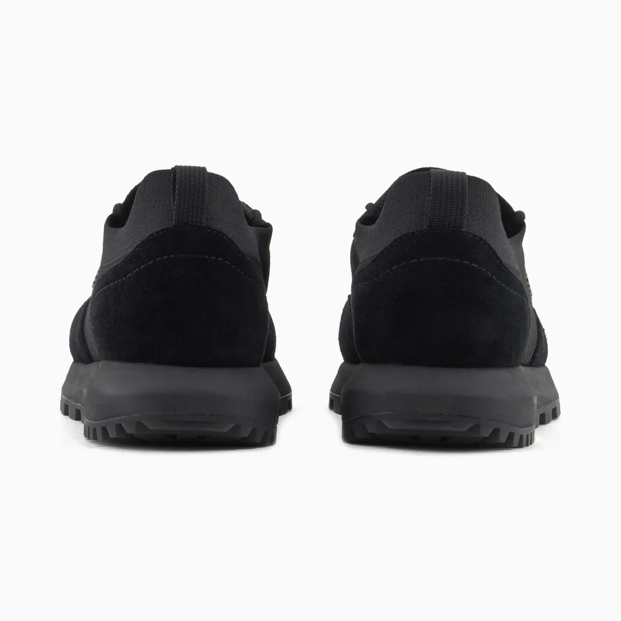 Armani Low-Top Sneakers In Suede And Mesh With A Rubber Sole (EM003739-AF19724-MC005) (4)