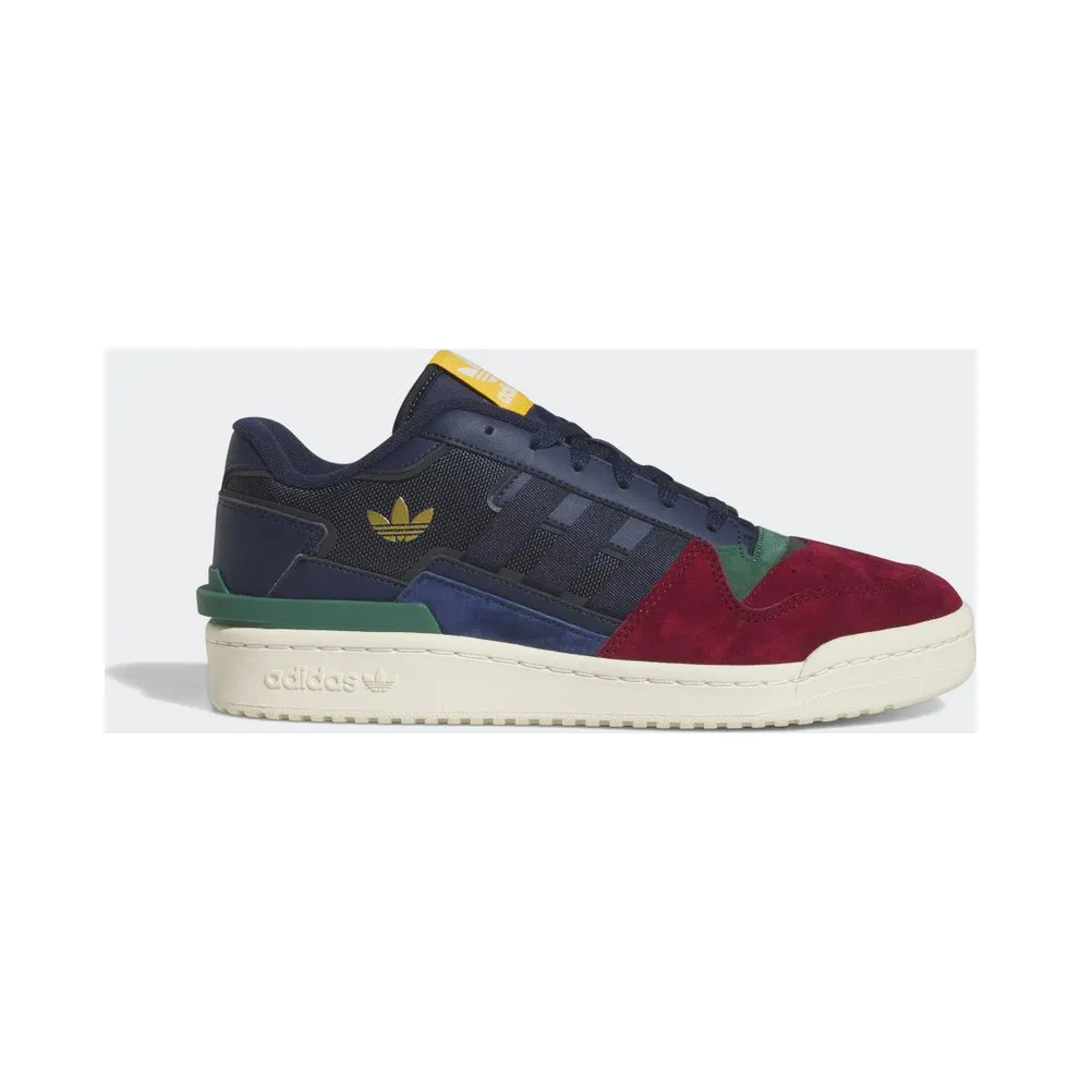 adidas Forum Exhibit Low 2.0 Schuh Team Coll Burgundy 2 / Collegiate Navy / Collegiate Green (HQ7116)