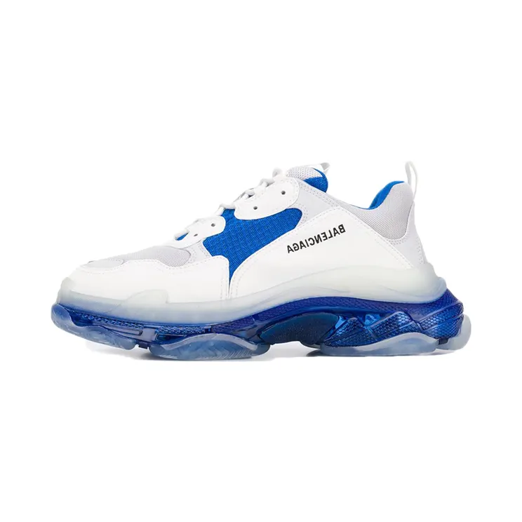 Balenciaga Triple S White Blue