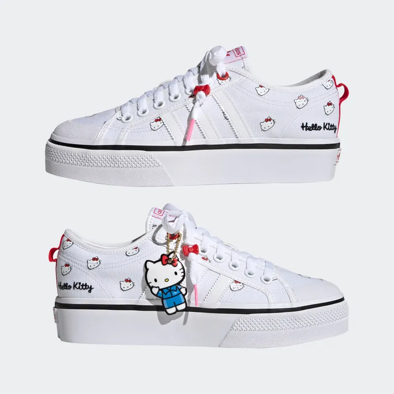Adidas Nizza Platform Core White / Core White / Core Black (HQ6239)