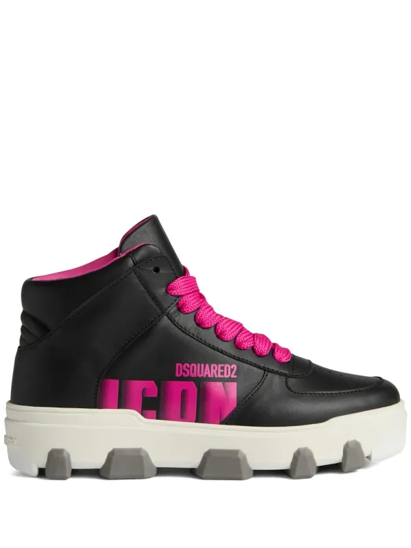 DSQUARED2 Sneakers mit Icon-Motiv – Schwarz (SNW034901507270)