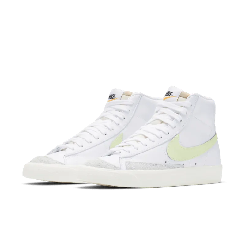 Nike Blazer Mid 77 White Barely Volt (W) White/White-Total Orange-Barely Volt (CZ1055-108)