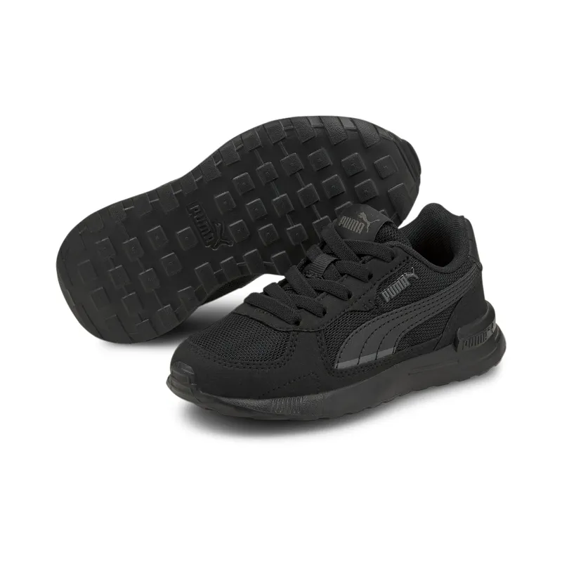 PUMA Graviton AC Kids’ Black/Black/Dark Shadow (381988-01)