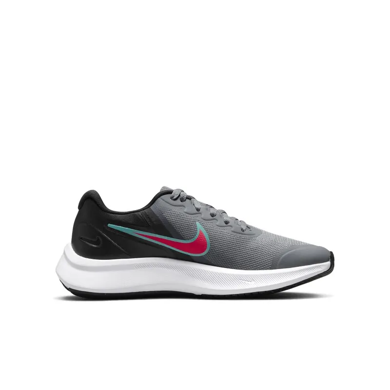 Nike Star Runner 3 Older Kids’ Road Running Grey 50% Sustainable Materials (DA2776-008)