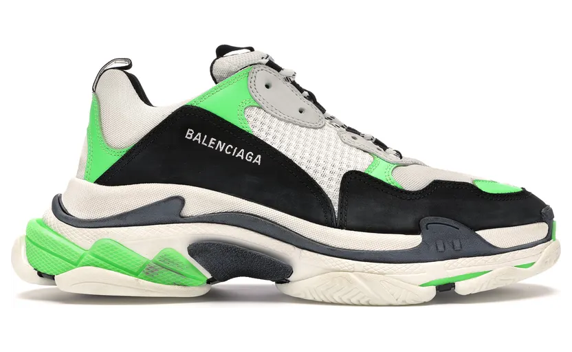 Balenciaga Triple S Green Black
