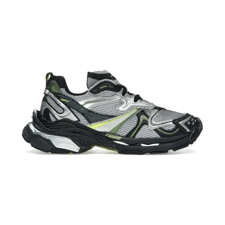 Balenciaga Runner 2.0 Worn-Out Silver Neon Yellow (779066 W3RXP 8137)