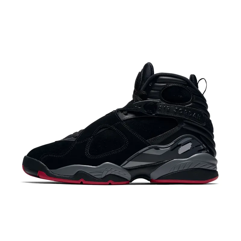 Jordan 8 Retro Black Cement Black/Gym Red-Black-Wolf Grey (305381-022)