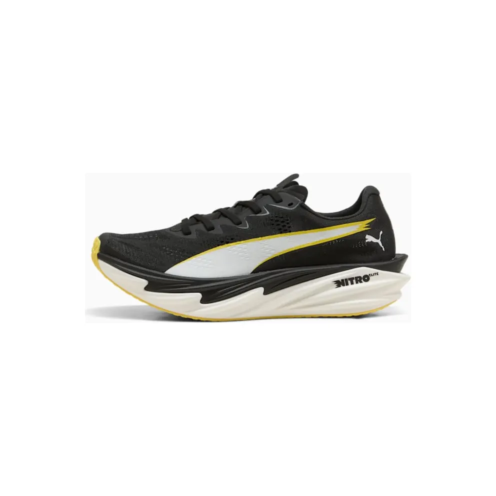 Puma Deviate Nitro Elite 4 HYROX Black Vibrant Yellow (314156-02)