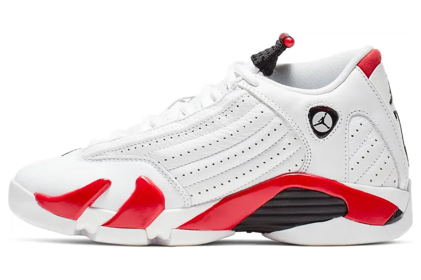 Air Jordan 14 Retro GS White Varsity Red (487524-100)
