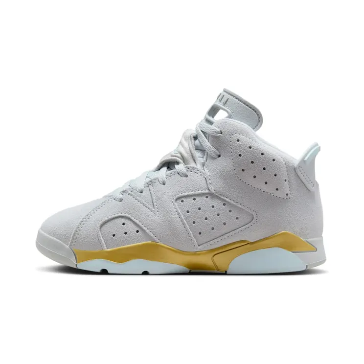 Air Jordan 6 PS Pearl “Pure Platinum / Metallic Gold / Coconut Milk / Glacier Blue” (HF0413-074)