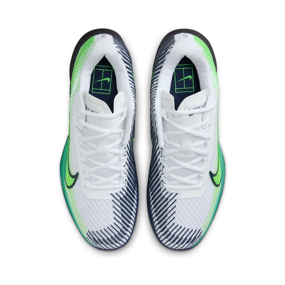 Nike Zoom Vapor 11 HC White Green Strike Navy (DR6966-103)