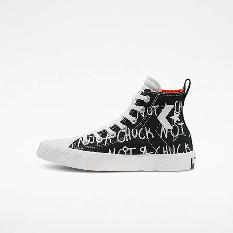 Converse UNT1TL3D High Top Black/white/bold Mandarin (266514C)