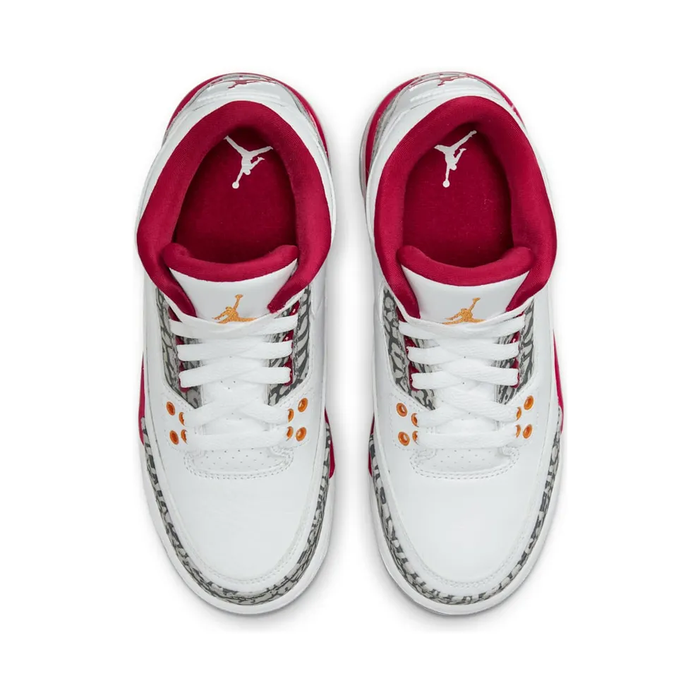 Air Jordan 3 GS Cardinal Red – “Red / White / Grey” (398614-126)