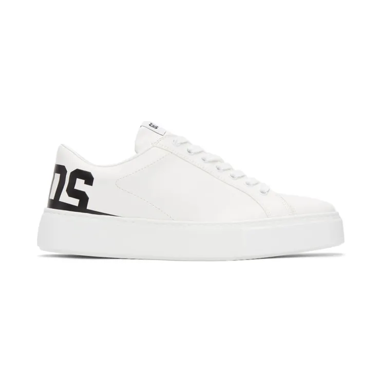 GCDS White and Black Bucket Sneakers (SS21M010038)