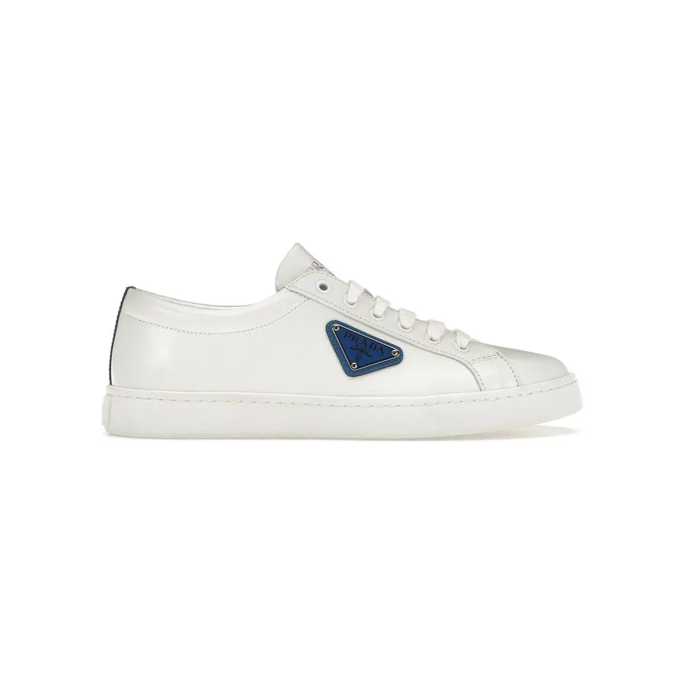 Prada Court Sneaker White Blue Leather (1e941m-3f0e-f098z)