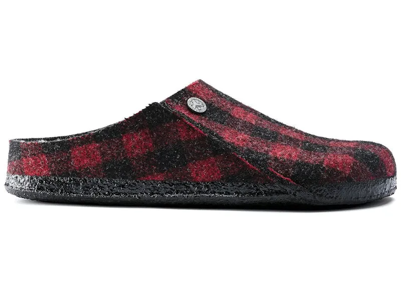 Birkenstock Zermatt Shearling WZ Plaid Red (1017542)