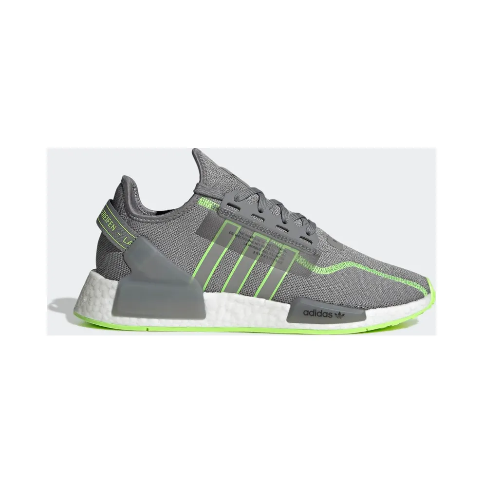 adidas NMD_R1 V2 Schuh Grey Three / Signal Green / Cloud White (GY6163)