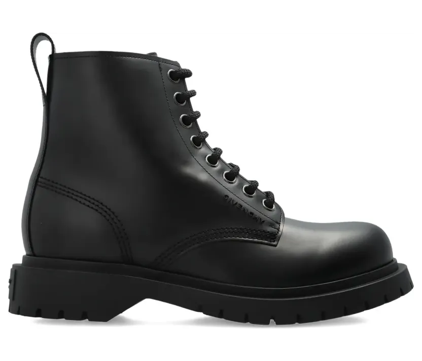 Givenchy Schnürstiefel aus Leder – Schwarz (BH604VH1WC)