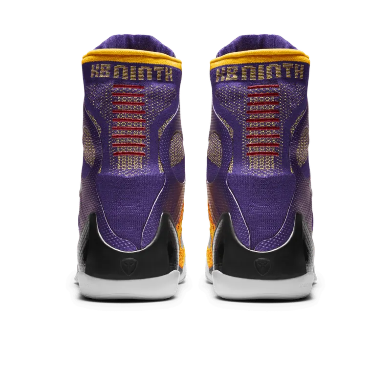 Nike Kobe 9 Elite Team Showtime Court Purple/White-Laser Orange-Wolf Grey (630847-500)