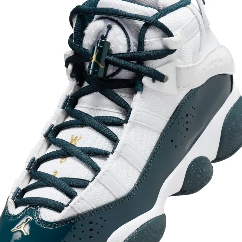 Jordan 6 Rings White Metallic Gold Armory Navy (323419-147)