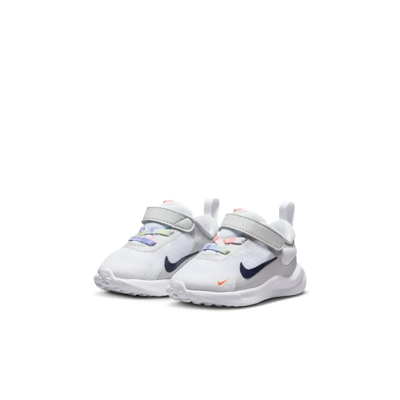 Nike Revolution 7 SE White Photon Dust Vapor Green Midnight Navy (FN4990-100)