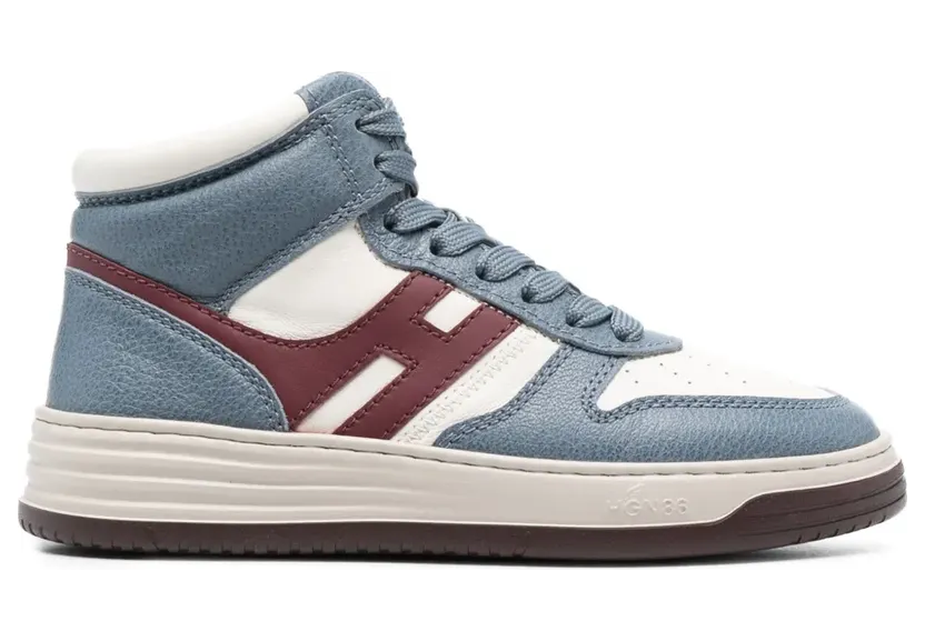 Hogan High-Top-Sneakers mit Einsätzen “Blue” (HXW6300EU40SB9)