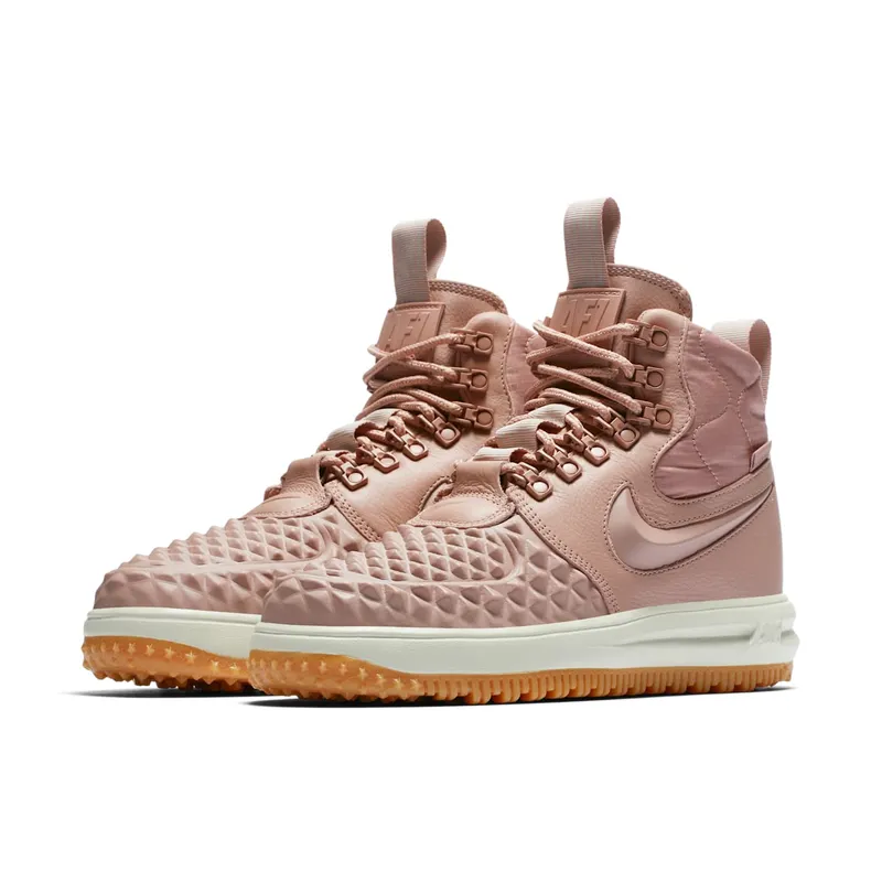 Nike Lunar Force 1 Duckboot Particle Pink (W) Particle Pink/Particle Pink-Black (AA0283-600)