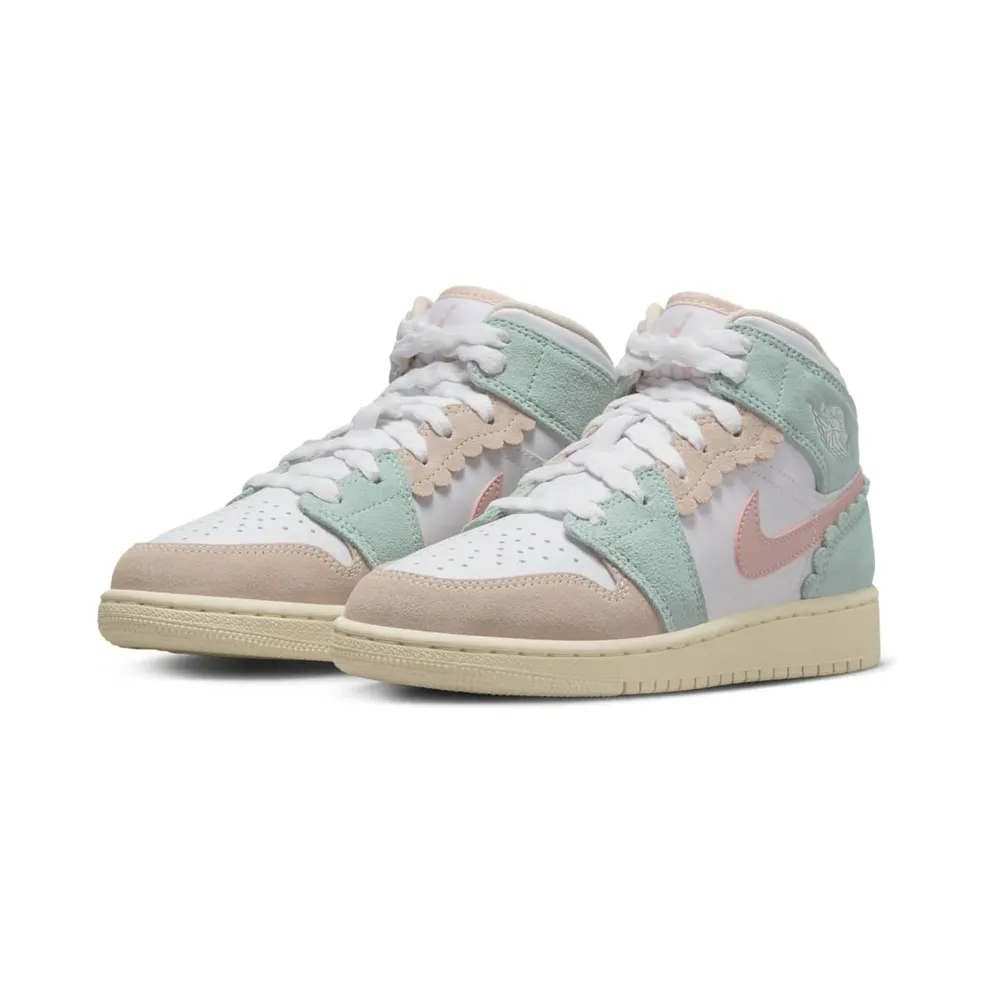 Air Jordan 1 Mid GS “Pink Oxford” (DZ5361-100)