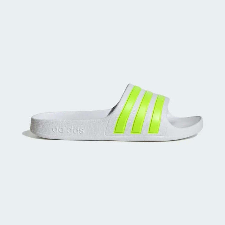Adidas adilette Aqua Badslippers Kids Cloud White / Solar Slime / Cloud White (IH6895)