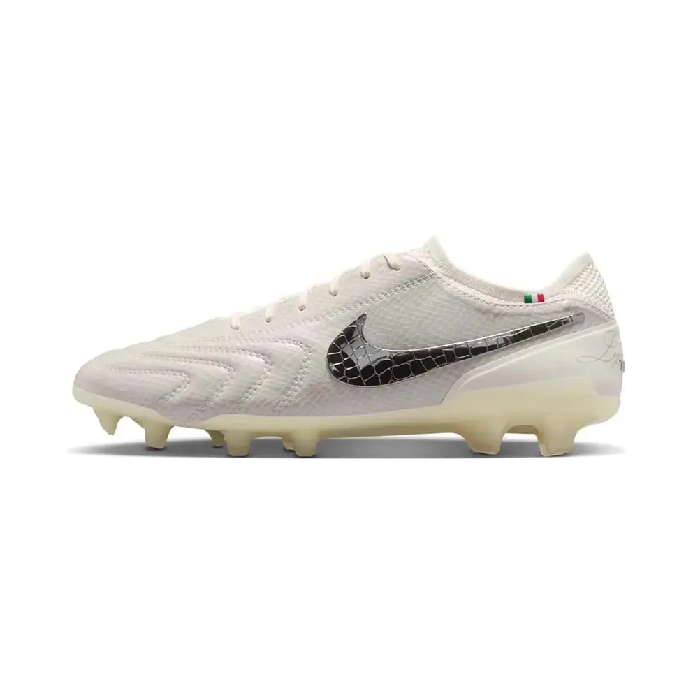 Nike Tiempo Legend 10 Elite Luxe FG Montebelluna Leather White Snakeskin (FZ1487-100)