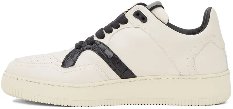 Human Recreational Services Off-White & Black Mongoose Low Sneakers (UE22GF0200X2C1)