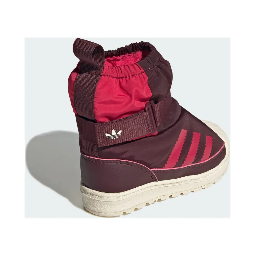 Adidas Superstar 360 Boot Kids Maroon / Wonder White / Ruby Red (JR5805)