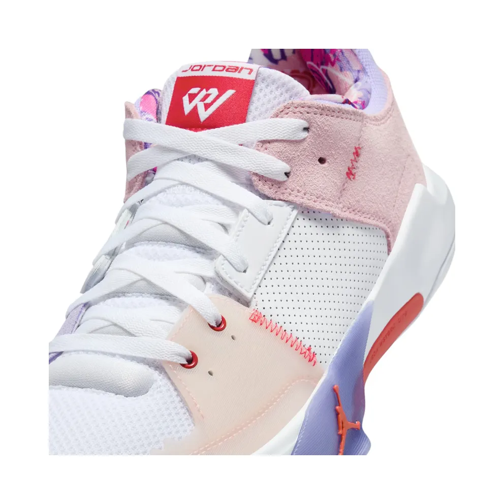 Jordan One Take 5 White Arctic Punch Purple Pulse University Red (Translucent Outsole) (FQ3098-100)
