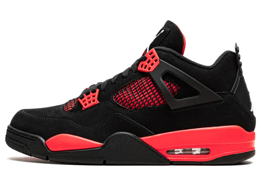 Air Jordan 4 “Red Thunder”: zwaar geladen, en dat weet je meteen