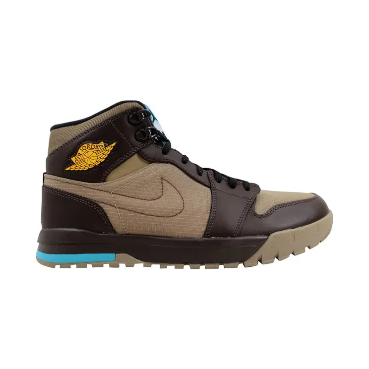 Air Jordan I 1 Trek Khaki/Varsity Maize-Baroque Brown
