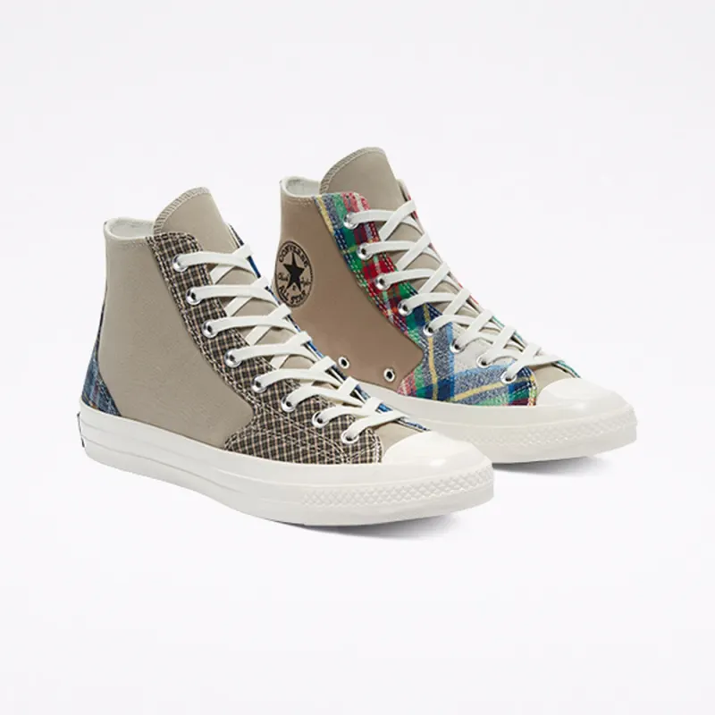 Converse Beyond Retro Patchwork Chuck 70 High Top Tan/black/egret (169834C)
