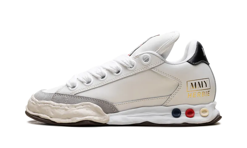 Maison Mihara Yasuhiro Puffer OG Sole Leather Low “WHITE” (A12FW712-WHT)