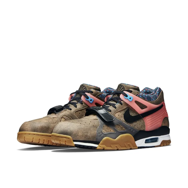 Nike Air Trainer III Super Bowl 2015 Vachetta Tan/Black-Hot Lava-Blue Lagoon (709989-201)